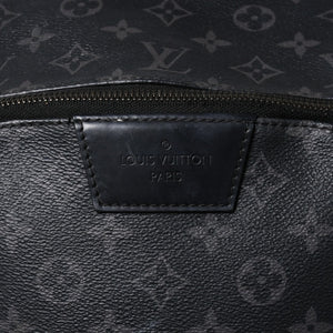 極美品 LOUIS VUITTON ルイヴィトン アポロ バックバック リュックサック M43186 モノグラムエクリプス TR1117 ブラック ダークグレー ブラックメタル金具 中古 4a006974