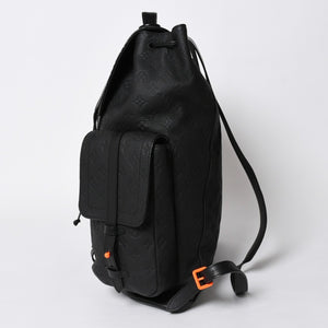 極美品 LOUIS VUITTON ルイヴィトン リュック クリストファーGM モノグラム・トリヨン M53285 ブラック 中古 4a006990