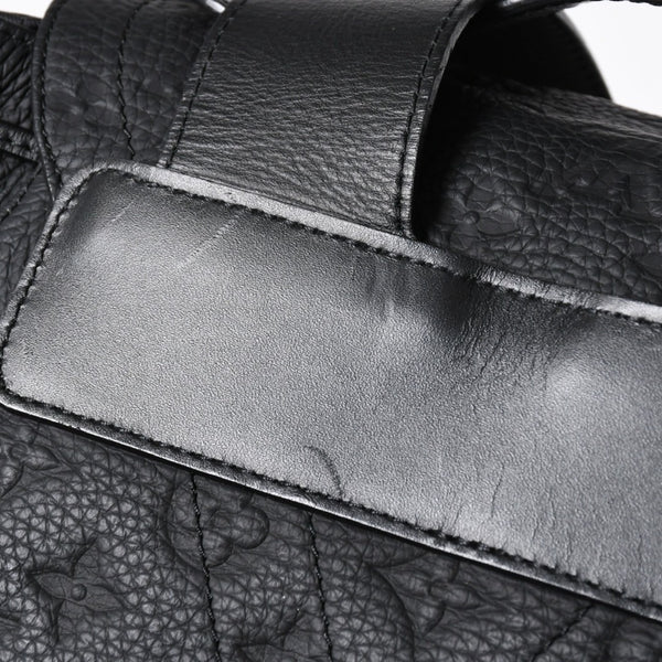 極美品 LOUIS VUITTON ルイヴィトン リュック クリストファーGM モノグラム・トリヨン M53285 ブラック 中古 4a006990