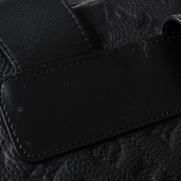 極美品 LOUIS VUITTON ルイヴィトン リュック クリストファーGM モノグラム・トリヨン M53285 ブラック 中古 4a006990