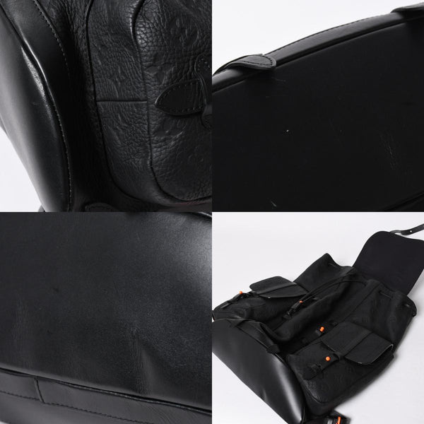 極美品 LOUIS VUITTON ルイヴィトン リュック クリストファーGM モノグラム・トリヨン M53285 ブラック 中古 4a006990