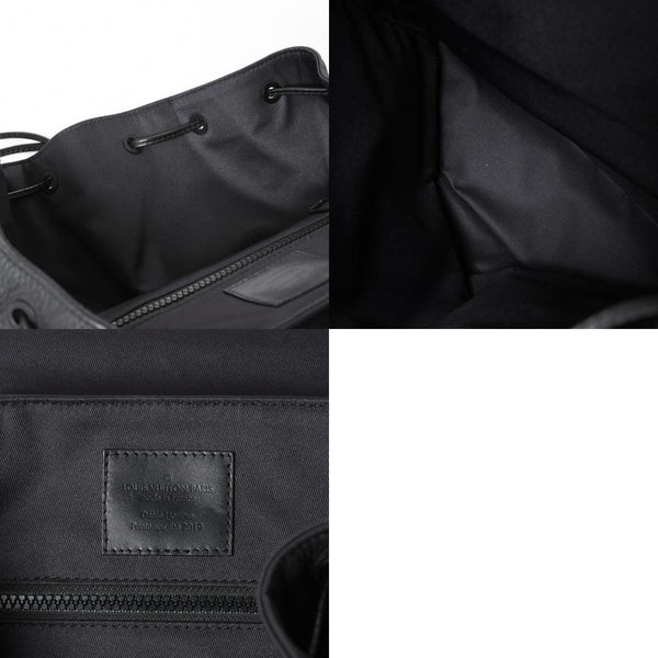 極美品 LOUIS VUITTON ルイヴィトン リュック クリストファーGM モノグラム・トリヨン M53285 ブラック 中古 4a006990