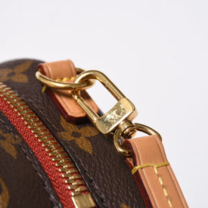 極美品 LOUIS VUITTON ルイヴィトン ドーヴィル MINI ショルダーバッグ M45528 モノグラムキャンバス DU4290 ブラウン ゴールド金具 中古 4a006934