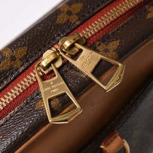 極美品 LOUIS VUITTON ルイヴィトン ドーヴィル MINI ショルダーバッグ M45528 モノグラムキャンバス DU4290 ブラウン ゴールド金具 中古 4a006934