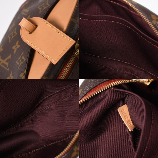 極美品 LOUIS VUITTON ルイヴィトン ドーヴィル MINI ショルダーバッグ M45528 モノグラムキャンバス DU4290 ブラウン ゴールド金具 中古 4a006934