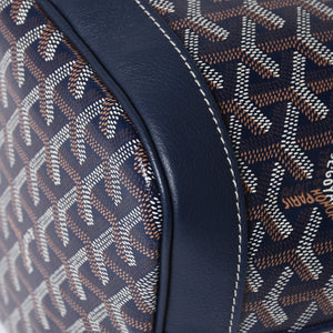 Like new Goyard Petit Fro bucket bag shoulder bag PVC leather navy used 4a000698