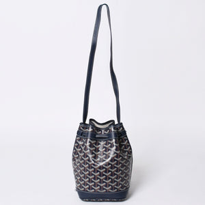 Like new Goyard Petit Fro bucket bag shoulder bag PVC leather navy used 4a000698