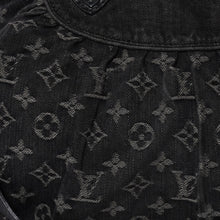 画像をギャラリービューアに読み込む, 極美品 LOUIS VUITTON ルイヴィトン ネオカヴィ MM ハンドバッグ M95351 モノグラム デニム ブラック 2WAY ゴールド金具 中古 4a001010