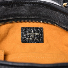 画像をギャラリービューアに読み込む, LOUIS VUITTON ルイヴィトン ネオカヴィ GM ハンドバッグ M95352 モノグラムデニム ブラック レザー ゴールド金具 美品 中古 4a001011