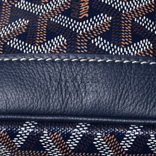画像をギャラリービューアに読み込む, 新品同様 Goyard ゴヤール プティフロ バケットバッグ ショルダーバッグ PVC レザー ネイビー 中古 4a000698