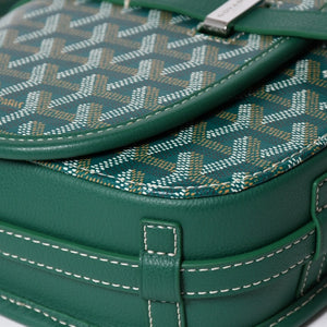 新品同様 GOYARD ゴヤール カップヴェールPM ショルダーバッグ グリーン シルバー金具 PVC CAPVE2PMLTY02CL02P 中古 4a006980