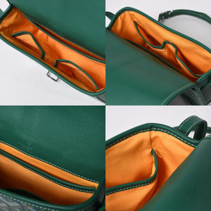 新品同様 GOYARD ゴヤール カップヴェールPM ショルダーバッグ グリーン シルバー金具 PVC CAPVE2PMLTY02CL02P 中古 4a006980