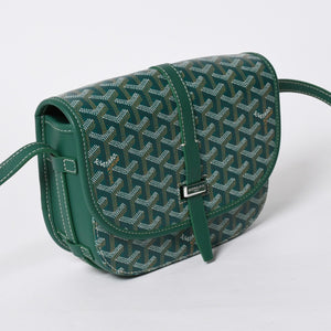 新品同様 GOYARD ゴヤール カップヴェールPM ショルダーバッグ グリーン シルバー金具 PVC CAPVE2PMLTY02CL02P 中古 4a006980