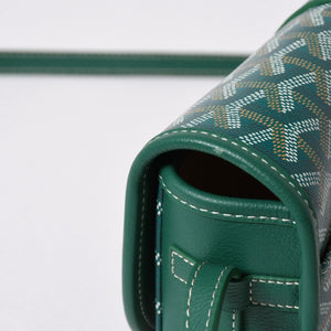 新品同様 GOYARD ゴヤール カップヴェールPM ショルダーバッグ グリーン シルバー金具 PVC CAPVE2PMLTY02CL02P 中古 4a006980