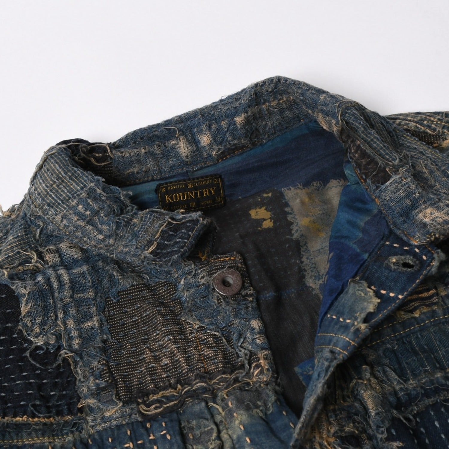新品同様 KAPITAL キャピタル BORO SPRING 1ST ボロ スプリング