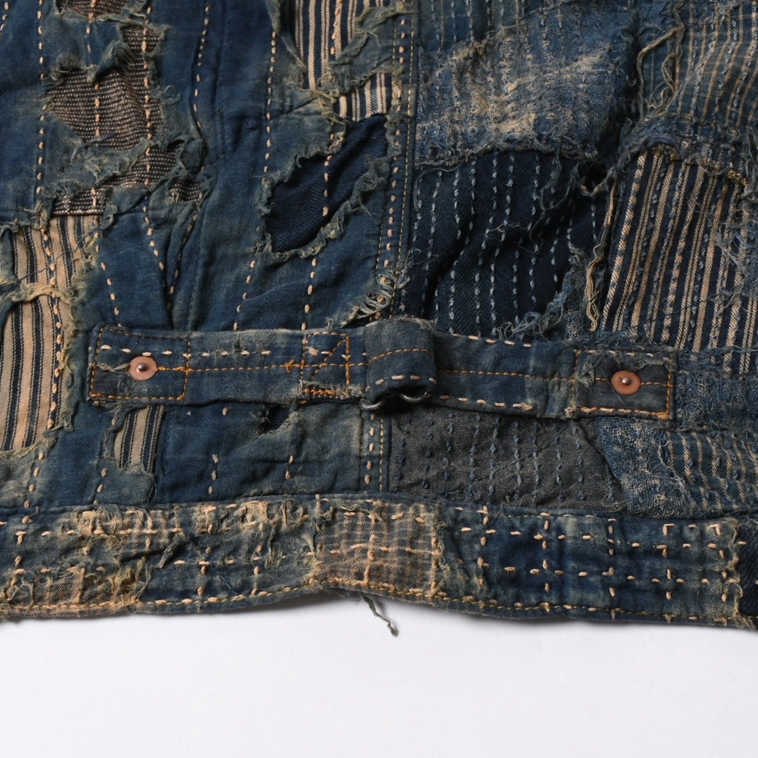 新品同様 KAPITAL キャピタル BORO SPRING 1ST ボロ スプリング