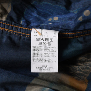 新品同様 KAPITAL キャピタル BORO SPRING 1ST ボロ スプリング ファーストジャケット EK-1549LJB サイズXL ブルー 中古 4a007027