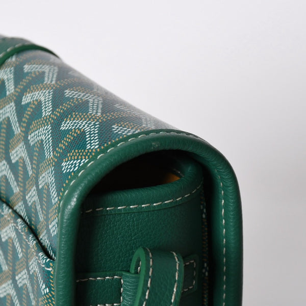 新品同様 GOYARD ゴヤール カップヴェールPM ショルダーバッグ グリーン シルバー金具 PVC CAPVE2PMLTY02CL02P 中古 4a006980