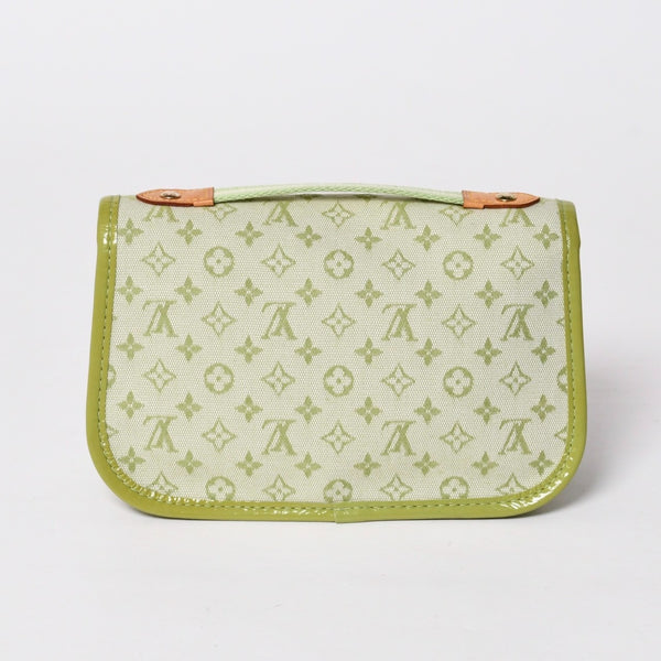 LOUIS VUITTON ルイヴィトン トゥルース マリーケイト M92935 ポーチ 小物入れ モノグラムミニ アップルグリーン 廃盤 美品 中古 4a007025