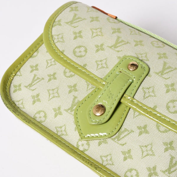 LOUIS VUITTON ルイヴィトン トゥルース マリーケイト M92935 ポーチ 小物入れ モノグラムミニ アップルグリーン 廃盤 美品 中古 4a007025