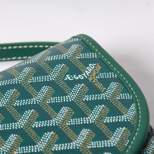 新品同様 GOYARD ゴヤール カップヴェールPM ショルダーバッグ グリーン シルバー金具 PVC CAPVE2PMLTY02CL02P 中古 4a006980