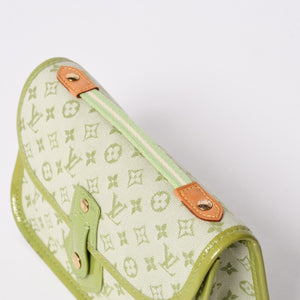 LOUIS VUITTON ルイヴィトン トゥルース マリーケイト M92935 ポーチ 小物入れ モノグラムミニ アップルグリーン 廃盤 美品 中古 4a007025