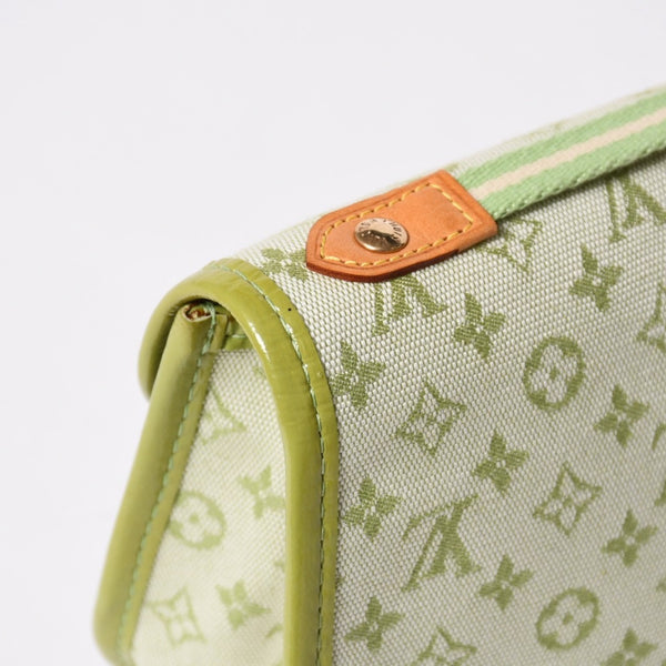 LOUIS VUITTON ルイヴィトン トゥルース マリーケイト M92935 ポーチ 小物入れ モノグラムミニ アップルグリーン 廃盤 美品 中古 4a007025