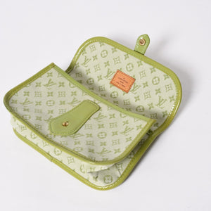 LOUIS VUITTON ルイヴィトン トゥルース マリーケイト M92935 ポーチ 小物入れ モノグラムミニ アップルグリーン 廃盤 美品 中古 4a007025
