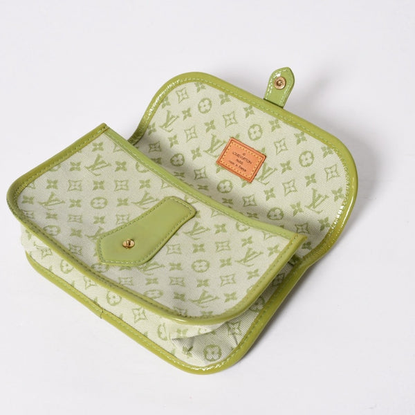 LOUIS VUITTON ルイヴィトン トゥルース マリーケイト M92935 ポーチ 小物入れ モノグラムミニ アップルグリーン 廃盤 美品 中古 4a007025