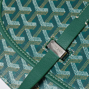 新品同様 GOYARD ゴヤール カップヴェールPM ショルダーバッグ グリーン シルバー金具 PVC CAPVE2PMLTY02CL02P 中古 4a006980