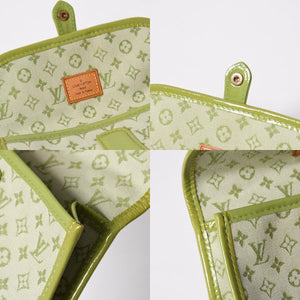 LOUIS VUITTON ルイヴィトン トゥルース マリーケイト M92935 ポーチ 小物入れ モノグラムミニ アップルグリーン 廃盤 美品 中古 4a007025