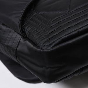 極美品 CHANEL シャネル スポーツライン ウエストバッグ 10番台 ココマーク ナイロン ブラック マットシルバー金具 中古 4a006984