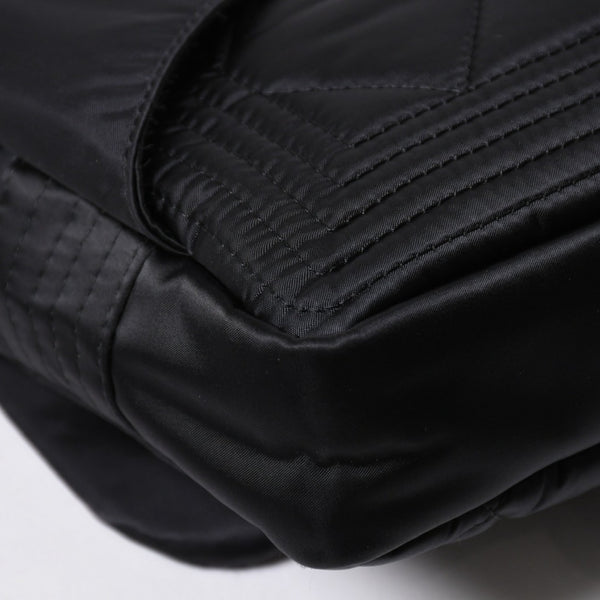 極美品 CHANEL シャネル スポーツライン ウエストバッグ 10番台 ココマーク ナイロン ブラック マットシルバー金具 中古 4a006984