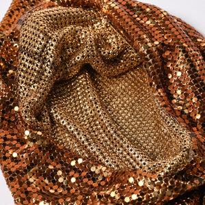 極美品 LOUIS VUITTON ルイヴィトン ショルダーバッグ モノグラム メッシュ フランシス ゴールド M92288 中古 4a006995