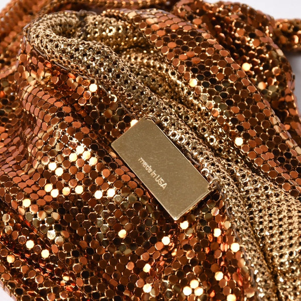 極美品 LOUIS VUITTON ルイヴィトン ショルダーバッグ モノグラム メッシュ フランシス ゴールド M92288 中古 4a006995