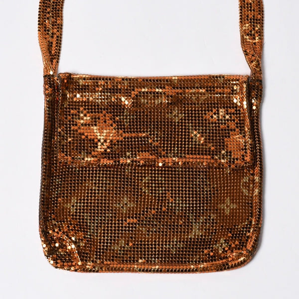 極美品 LOUIS VUITTON ルイヴィトン ショルダーバッグ モノグラム メッシュ フランシス ゴールド M92288 中古 4a006995