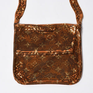 極美品 LOUIS VUITTON ルイヴィトン ショルダーバッグ モノグラム メッシュ フランシス ゴールド M92288 中古 4a006995