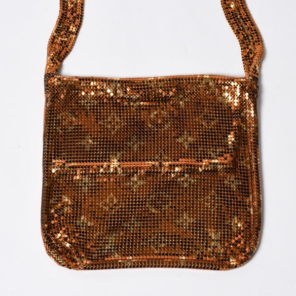 極美品 LOUIS VUITTON ルイヴィトン ショルダーバッグ モノグラム メッシュ フランシス ゴールド M92288 中古 4a006995
