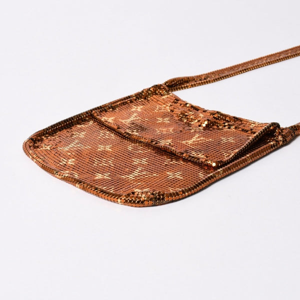極美品 LOUIS VUITTON ルイヴィトン ショルダーバッグ モノグラム メッシュ フランシス ゴールド M92288 中古 4a006995