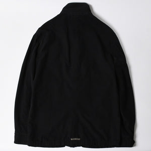 極美品 CHROME HEARTS クロムハーツ CHERRY BOMB チェリーボム クロスボールミリタリージャケット シルバー925 シルバー金具 サイズL ブラック 中古 4a007211