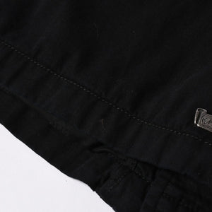 極美品 CHROME HEARTS クロムハーツ CHERRY BOMB チェリーボム クロスボールミリタリージャケット シルバー925 シルバー金具 サイズL ブラック 中古 4a007211