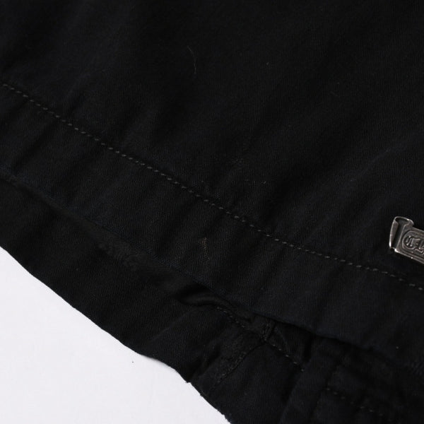 極美品 CHROME HEARTS クロムハーツ CHERRY BOMB チェリーボム クロスボールミリタリージャケット シルバー925 シルバー金具 サイズL ブラック 中古 4a007211