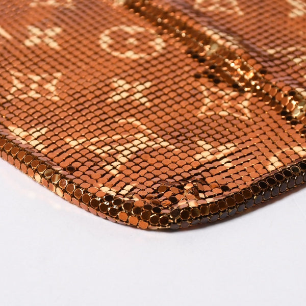 極美品 LOUIS VUITTON ルイヴィトン ショルダーバッグ モノグラム メッシュ フランシス ゴールド M92288 中古 4a006995