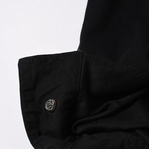 極美品 CHROME HEARTS クロムハーツ CHERRY BOMB チェリーボム クロスボールミリタリージャケット シルバー925 シルバー金具 サイズL ブラック 中古 4a007211