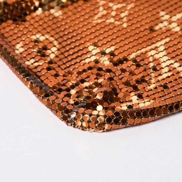 極美品 LOUIS VUITTON ルイヴィトン ショルダーバッグ モノグラム メッシュ フランシス ゴールド M92288 中古 4a006995