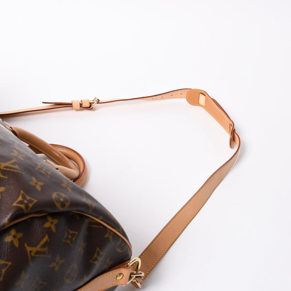 極美品 LOUIS VUITTON ルイヴィトン モノグラム キーポルバンドリエール50 ブラウン M41416 ボストンバッグ 中古 4a007000