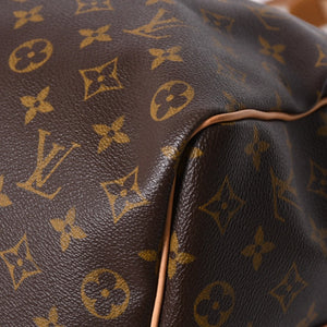 極美品 LOUIS VUITTON ルイヴィトン モノグラム キーポルバンドリエール50 ブラウン M41416 ボストンバッグ 中古 4a007000