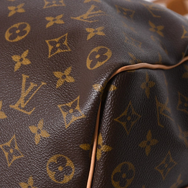 極美品 LOUIS VUITTON ルイヴィトン モノグラム キーポルバンドリエール50 ブラウン M41416 ボストンバッグ 中古 4a007000