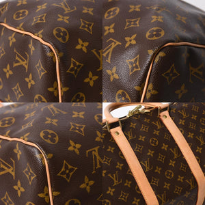 極美品 LOUIS VUITTON ルイヴィトン モノグラム キーポルバンドリエール50 ブラウン M41416 ボストンバッグ 中古 4a007000