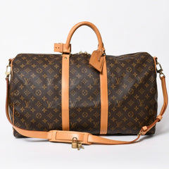 LOUIS VUITTON ルイヴィトン モノグラム キーポルバンドリエール50 ブラウン M41416 ボストンバッグ 美品 中古 4a006978
